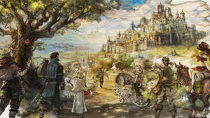 Octopath Traveler Castle Edoras Wallpaper