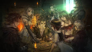 Octopath Traveler Official Game Poster Wallpaper