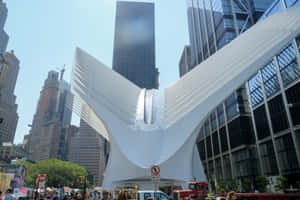 Oculus Exterior Ground Zero N Y C Wallpaper