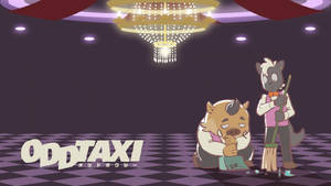 Odd Taxi Ballroom Sweep Wallpaper