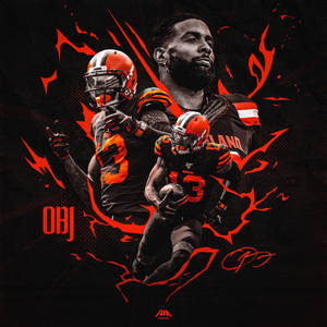 Odell Beckham Jr Football Aesthetic Wallpaper