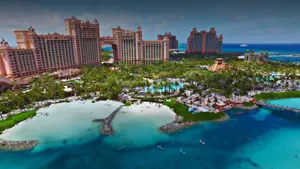 Oerhead Perspective Of Atlantis Resort Wallpaper