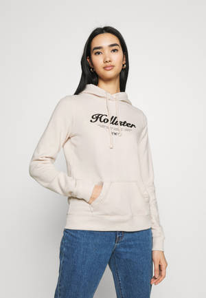 Off-white Hollister Hoodie Sweatshirt Wallpaper