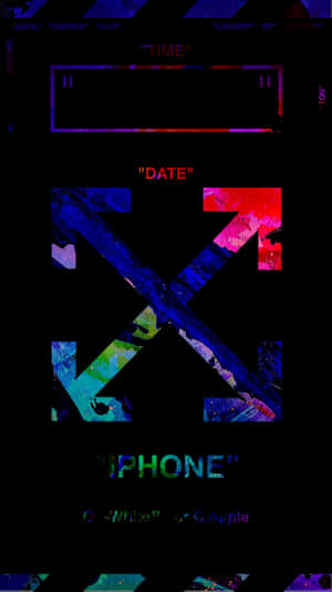 Off White Iphone Colorful Logo Wallpaper