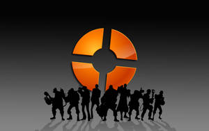 Official Logo Of Team Fortress 2 (tf2) Wallpaper