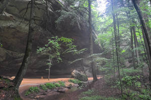 Ohio Hocking Hills Park Landscape Wallpaper