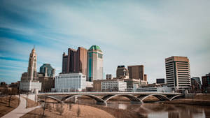 Ohio’s Capital Columbus Cityscape Wallpaper