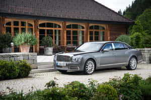 Old Bentley Parked Wallpaper
