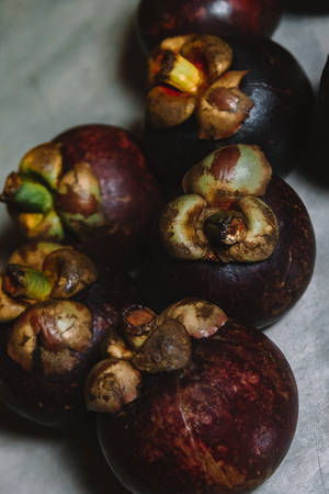 Old Mangosteen Fruits Wallpaper