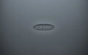 Old Navy 3d Gray Logo Wallpaper