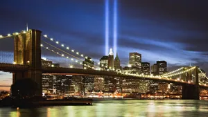 Old New York City Brooklyn Bridge Wallpaper