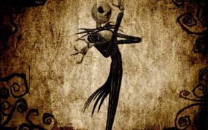 Old-style Jack Skellington Wallpaper