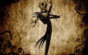 Old-style Jack Skellington Wallpaper