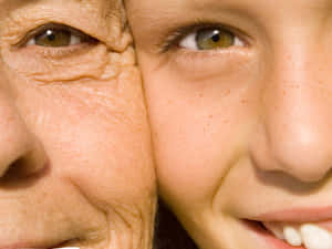 Old Young Skin To Skin Wallpaper