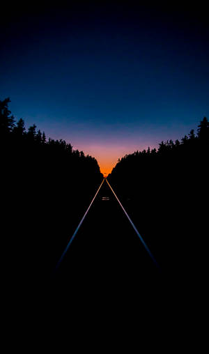 Oled Sunrise Road Wallpaper