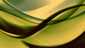 Olive Greenaesthetic Desktop Abstract Curves Wallpaper