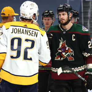 Oliver Ekman Larsson And Ryan Johansen Wallpaper