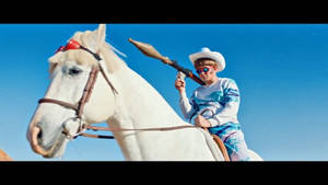 Oliver Tree With Rocket Launcher Wallpaper