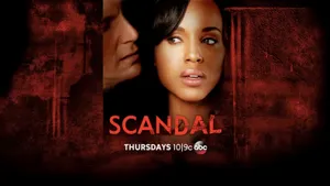 Olivia Pope And President Fitzgerald Grant In A Pivotal Moment In Scandal Wallpaper