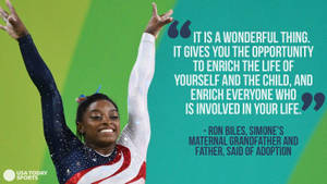 Olympic Champion Simone Biles Wallpaper
