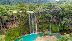 Oman Ain Athum Park Wallpaper