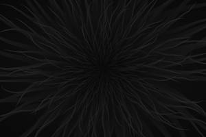 Ominous All-black Abstract Illustration Wallpaper