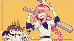 Omori Aubrey Baseball Player Wallpaper