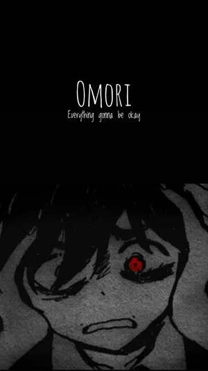 Omori Scared Red Eye Wallpaper