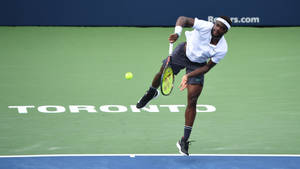 One-handed Forehand Frances Tiafoe Wallpaper