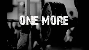 One More Gym Quote Wallpaper