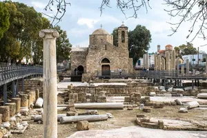 One Of Paphos' Oldest Churches Wallpaper