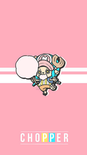 One Piece Chopper Cotton Candy Iphone Wallpaper