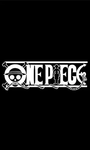 One Piece Phone Logo On Black Wallpaper