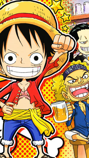 One Piece Pop Art Iphone Wallpaper