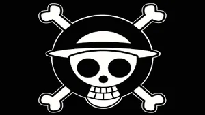 One Piece Skull And Crossbones Logo Wallpaper
