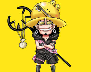 One Piece Usopp Chibi Art Wallpaper