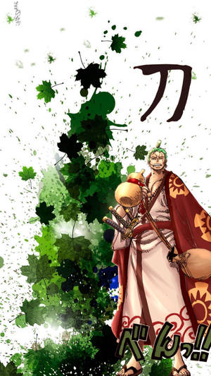 One Piece Wano Zoro Wallpaper