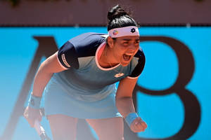 Ons Jabeur In The Mutua Madrid Open Wallpaper