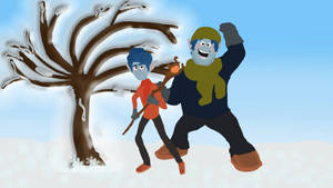 Onward Ian And Barley Winter Wallpaper