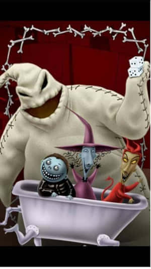 Oogie Boogie Lock Shock And Barrel Wallpaper