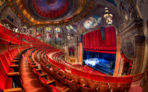 Opulent Theater Interior Wallpaper