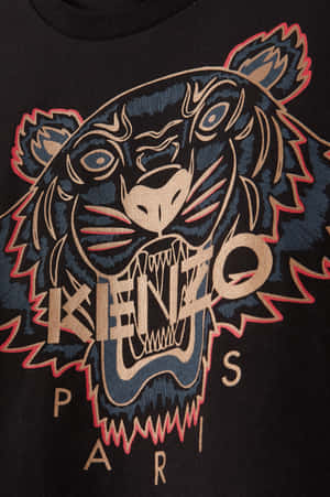 Orange And Black Kenzo Shirt Wallpaper