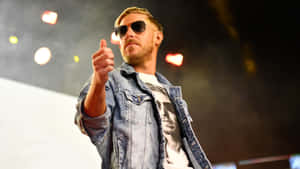 Orange Cassidy Right Side Profile Wallpaper