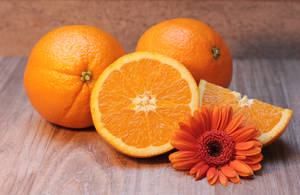 Orange Citrus Fruits Wallpaper