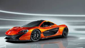 Orange Mclaren P1 Supercar Wallpaper