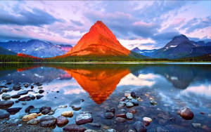 Orange Mountain Montana Wallpaper