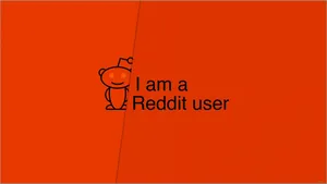 Orange Reddit User Wallpaper