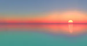 Orange Sky Calms Wallpaper