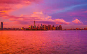 Orange Sky New York City 4k Ultra Hd Wallpaper