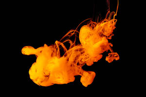 Orange Smoke Black Backdrop Photoshop Hd Wallpaper